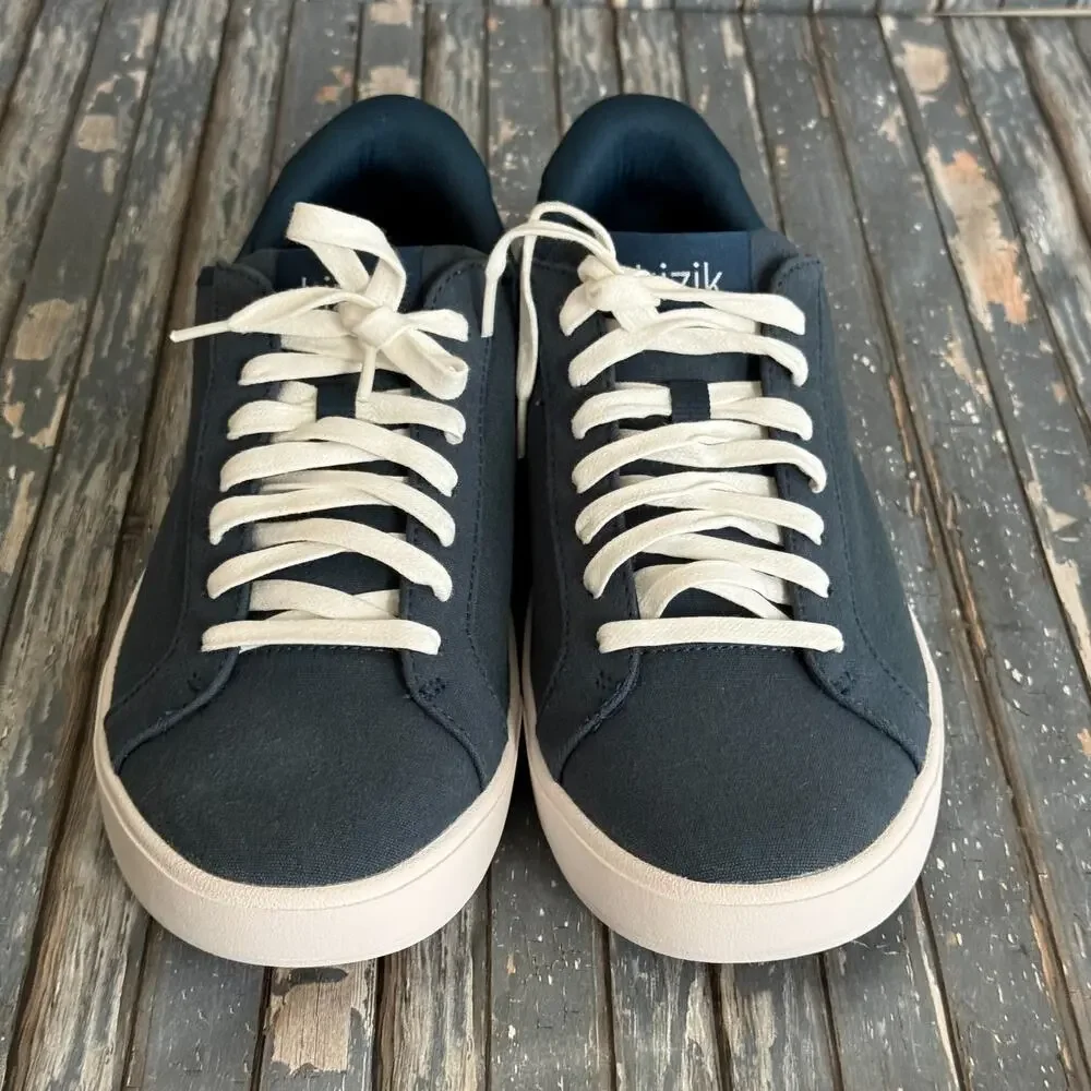 Kizik Irvine Blue Sneakers Mens 8W Womens 9.5W Lace Up Cushioned NEW